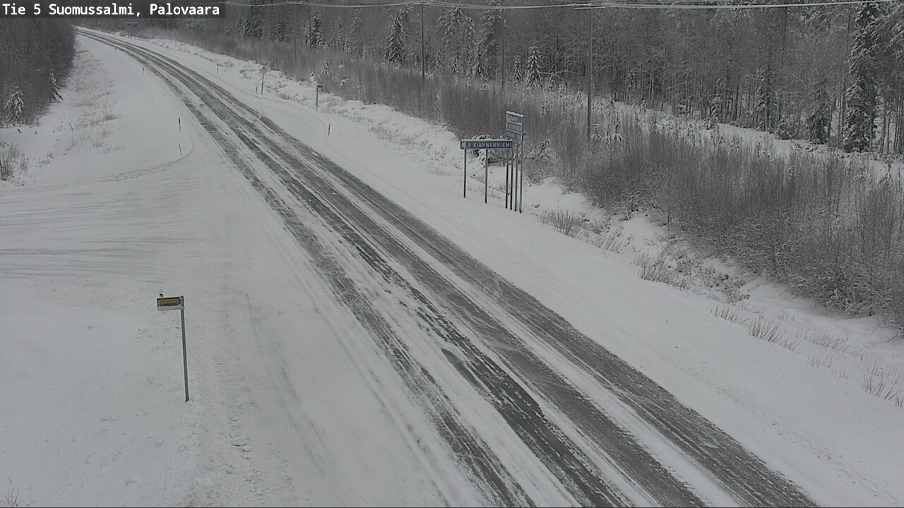 Weather Camera Image Road 5 Suomussalmi, Palovaara, Suomussalmi, Kainuu