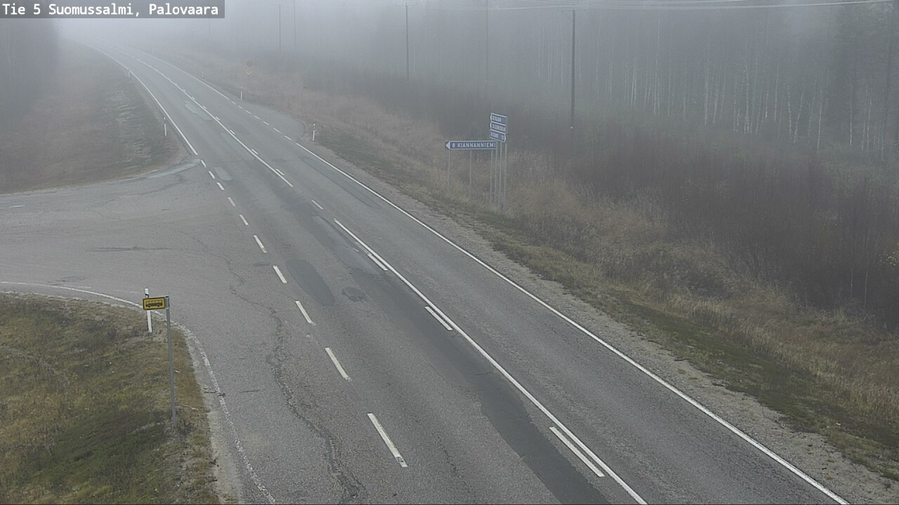 Kelikamerat Kuva Tie 5 Suomussalmi, Palovaara, Suomussalmi, Kainuu