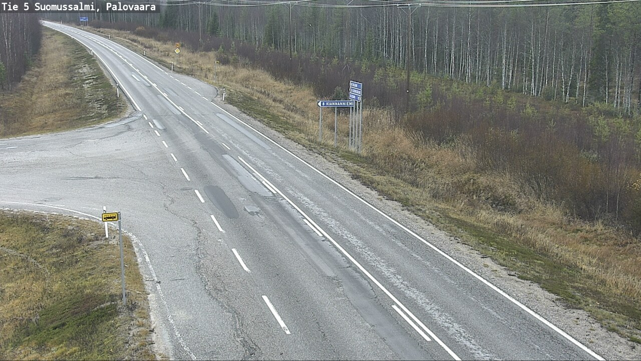 Kelikamerat Kuva Tie 5 Suomussalmi, Palovaara, Suomussalmi, Kainuu