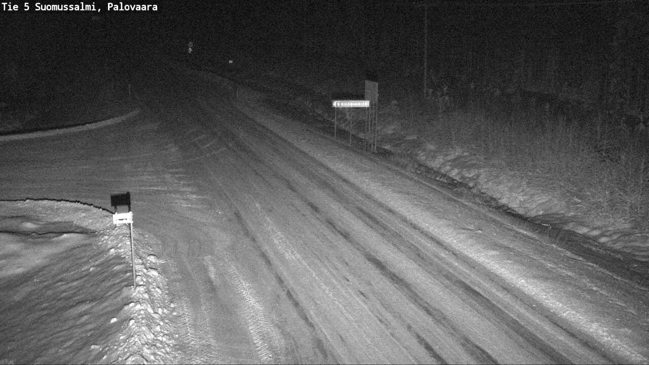 Weather Camera Image Road 5 Suomussalmi, Palovaara, Suomussalmi, Kainuu