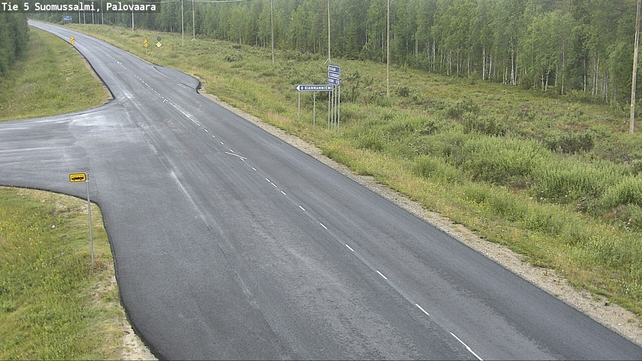 Weather Camera Image Road 5 Suomussalmi, Palovaara, Suomussalmi, Kainuu