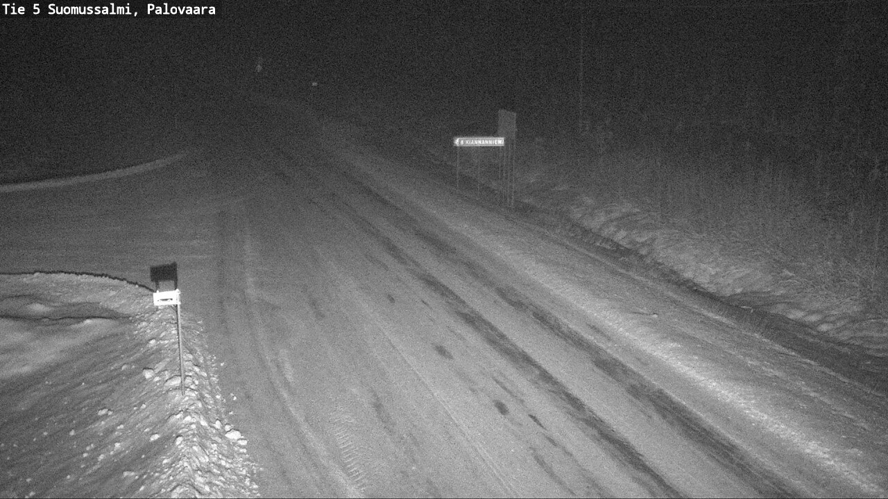 Weather Camera Image Road 5 Suomussalmi, Palovaara, Suomussalmi, Kainuu