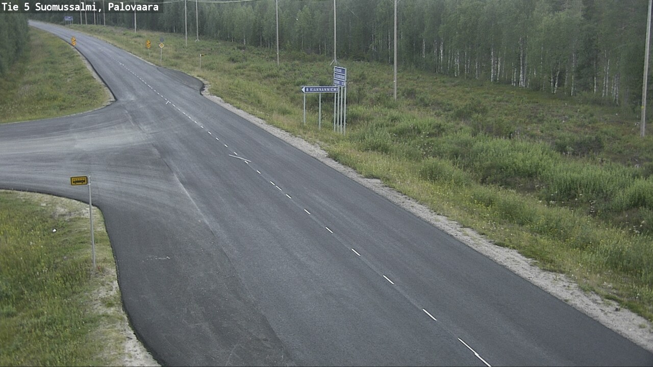 Kelikamerat Kuva Tie 5 Suomussalmi, Palovaara, Suomussalmi, Kainuu