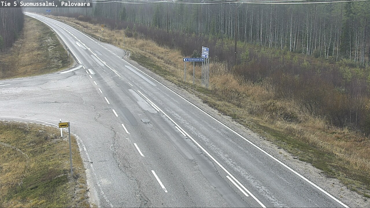 Kelikamerat Kuva Tie 5 Suomussalmi, Palovaara, Suomussalmi, Kainuu