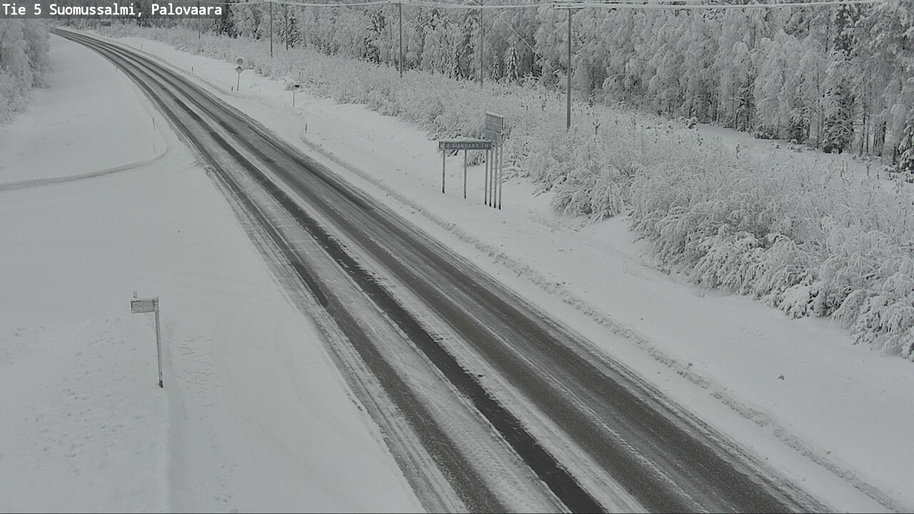 Kelikamerat Kuva Tie 5 Suomussalmi, Palovaara, Suomussalmi, Kainuu