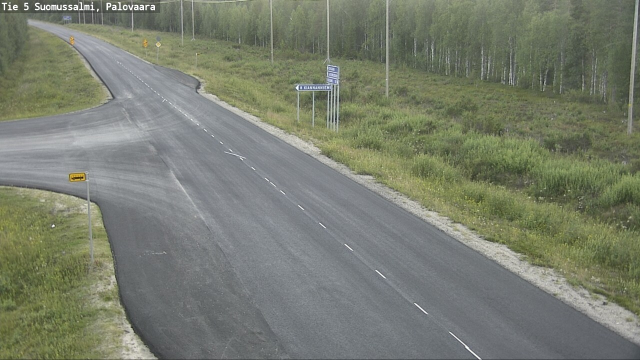 Kelikamerat Kuva Tie 5 Suomussalmi, Palovaara, Suomussalmi, Kainuu