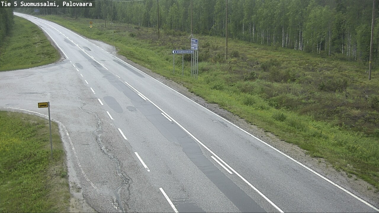 Kelikamerat Kuva Tie 5 Suomussalmi, Palovaara, Suomussalmi, Kainuu