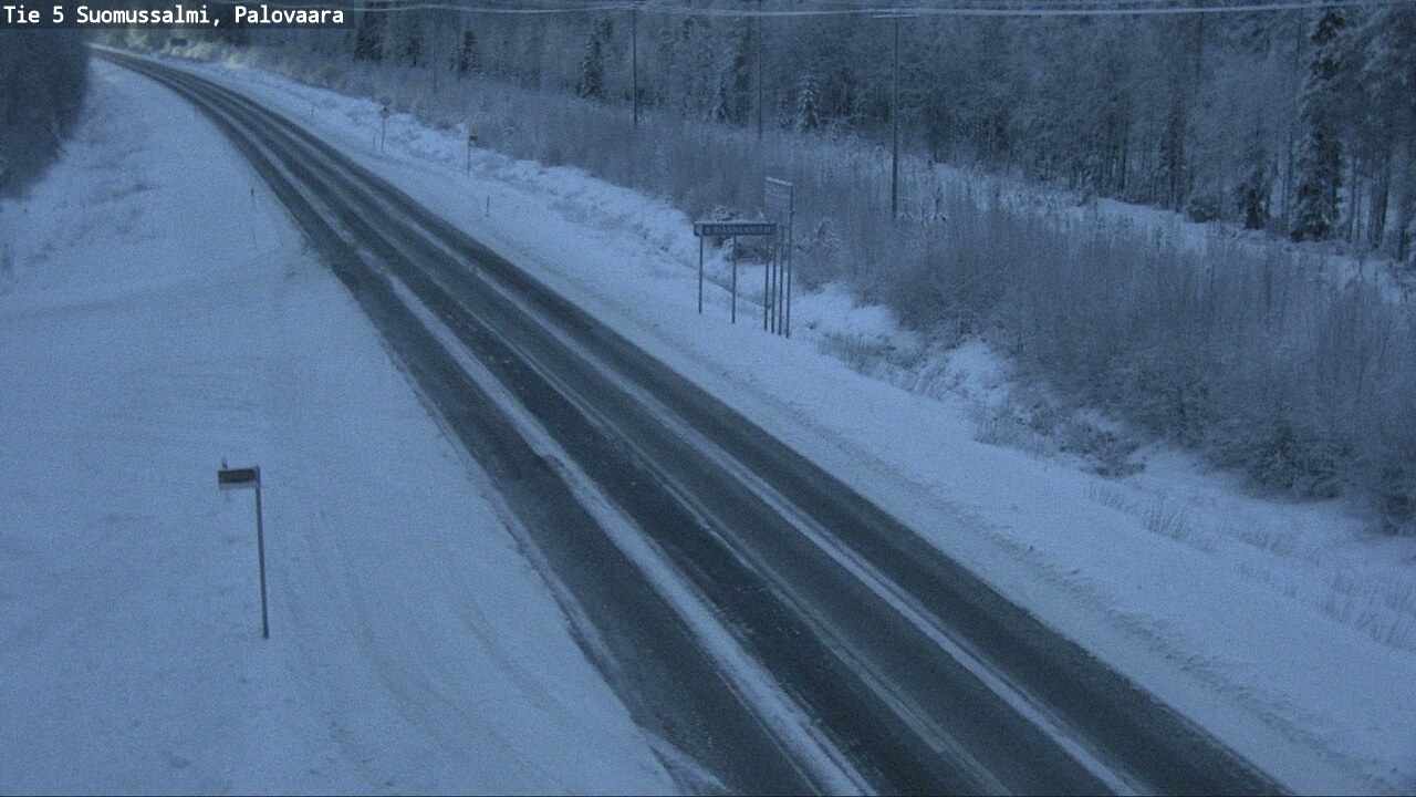 Kelikamerat Kuva Tie 5 Suomussalmi, Palovaara, Suomussalmi, Kainuu