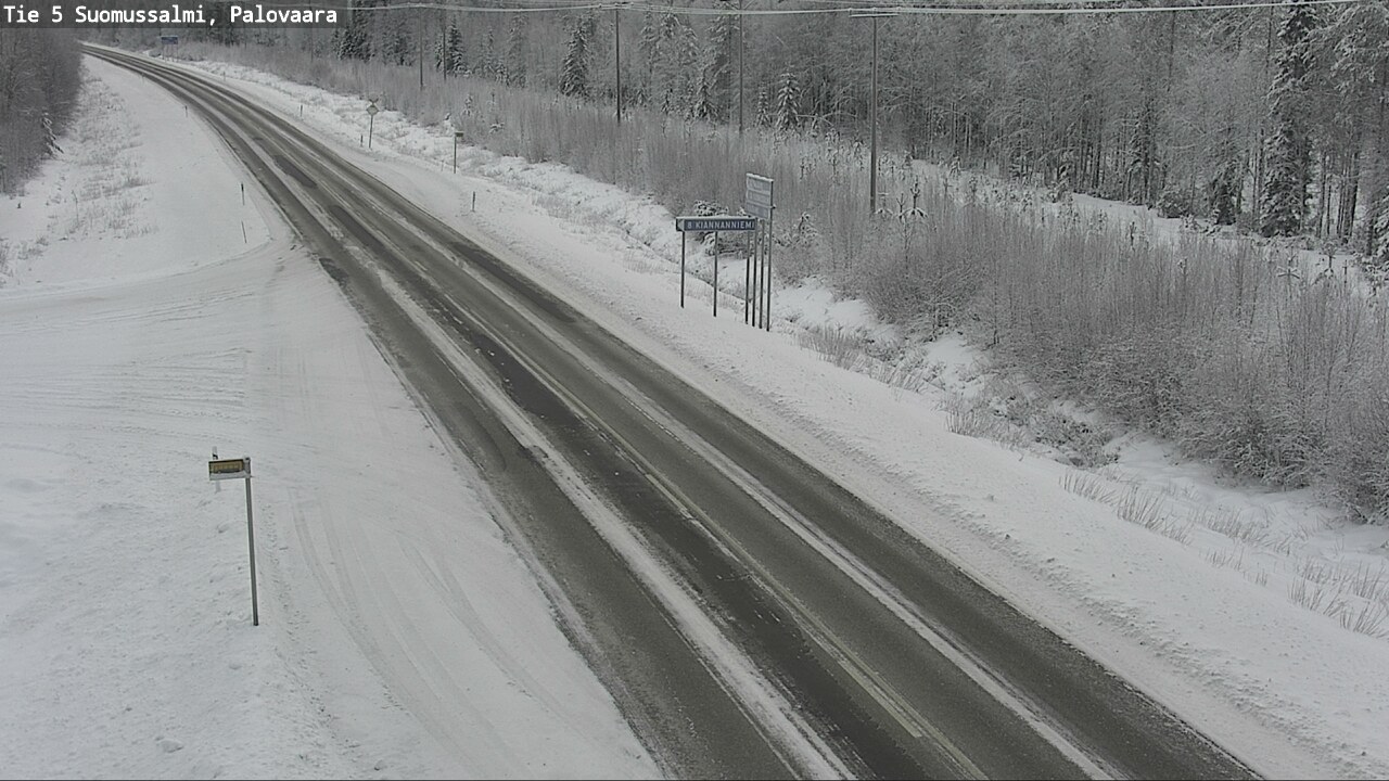 Kelikamerat Kuva Tie 5 Suomussalmi, Palovaara, Suomussalmi, Kainuu