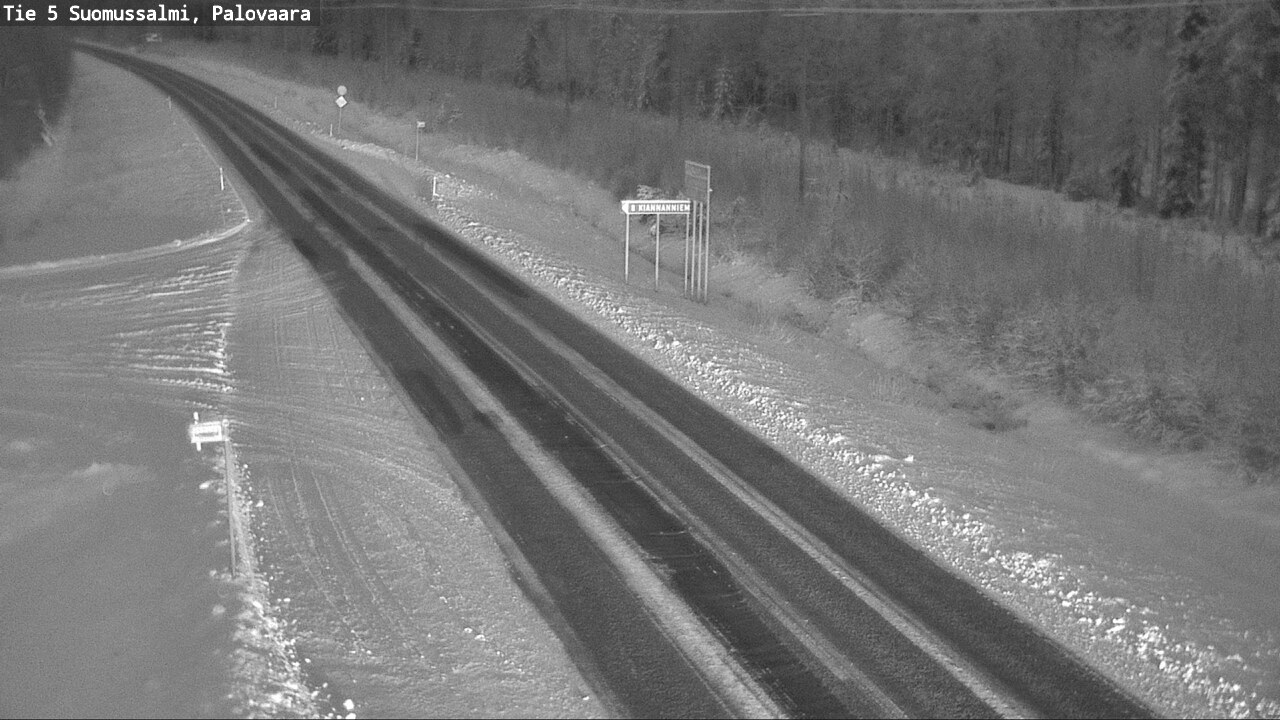 Kelikamerat Kuva Tie 5 Suomussalmi, Palovaara, Suomussalmi, Kainuu