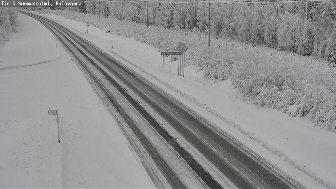 Kelikamerat Kuva Tie 5 Suomussalmi, Palovaara, Suomussalmi, Kainuu