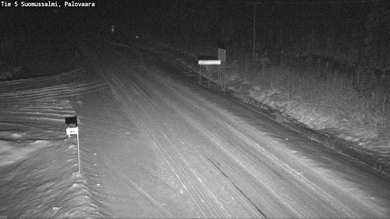 Weather Camera Image Road 5 Suomussalmi, Palovaara, Suomussalmi, Kainuu