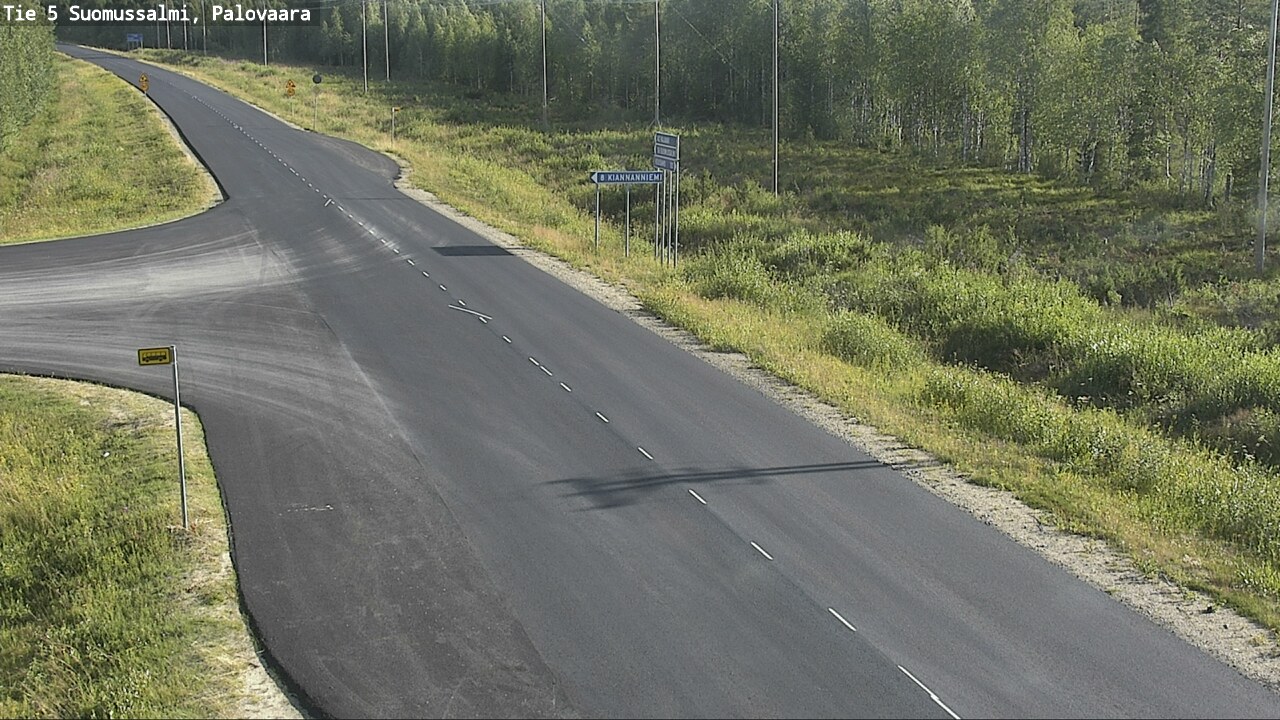 Kelikamerat Kuva Tie 5 Suomussalmi, Palovaara, Suomussalmi, Kainuu