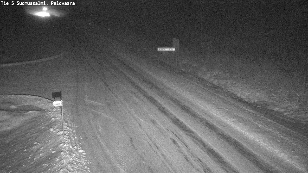 Weather Camera Image Road 5 Suomussalmi, Palovaara, Suomussalmi, Kainuu