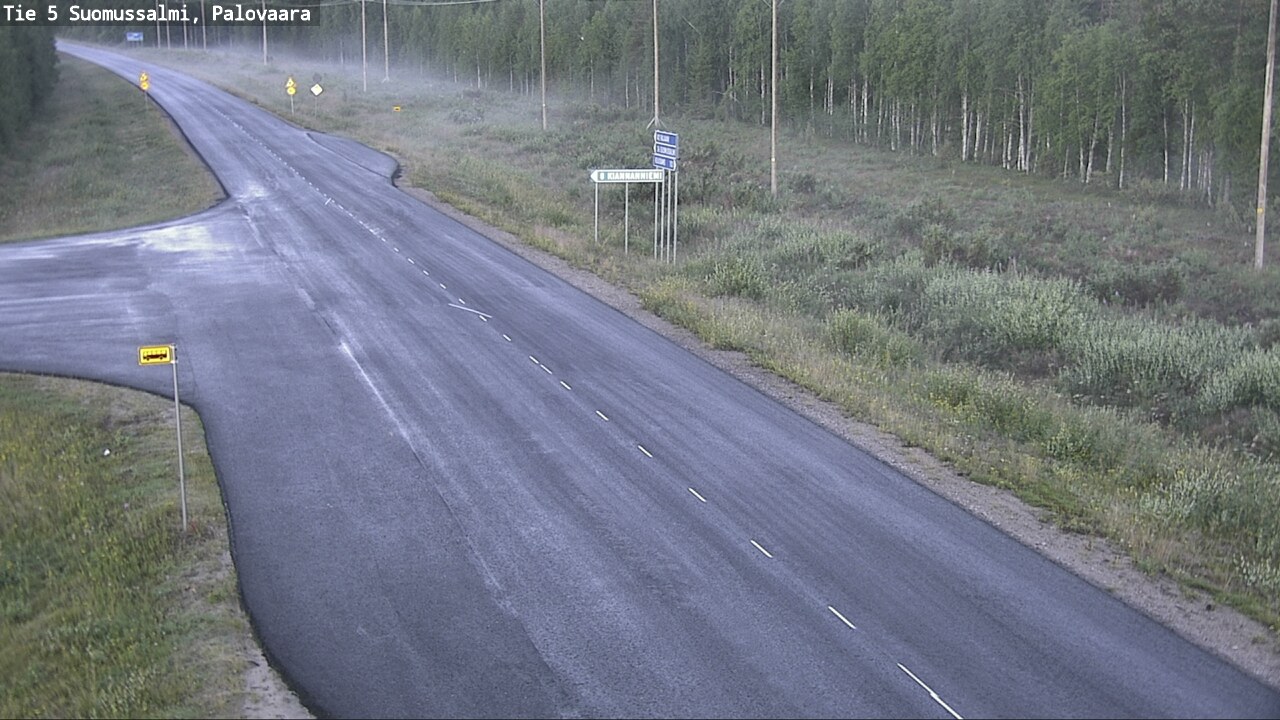 Kelikamerat Kuva Tie 5 Suomussalmi, Palovaara, Suomussalmi, Kainuu