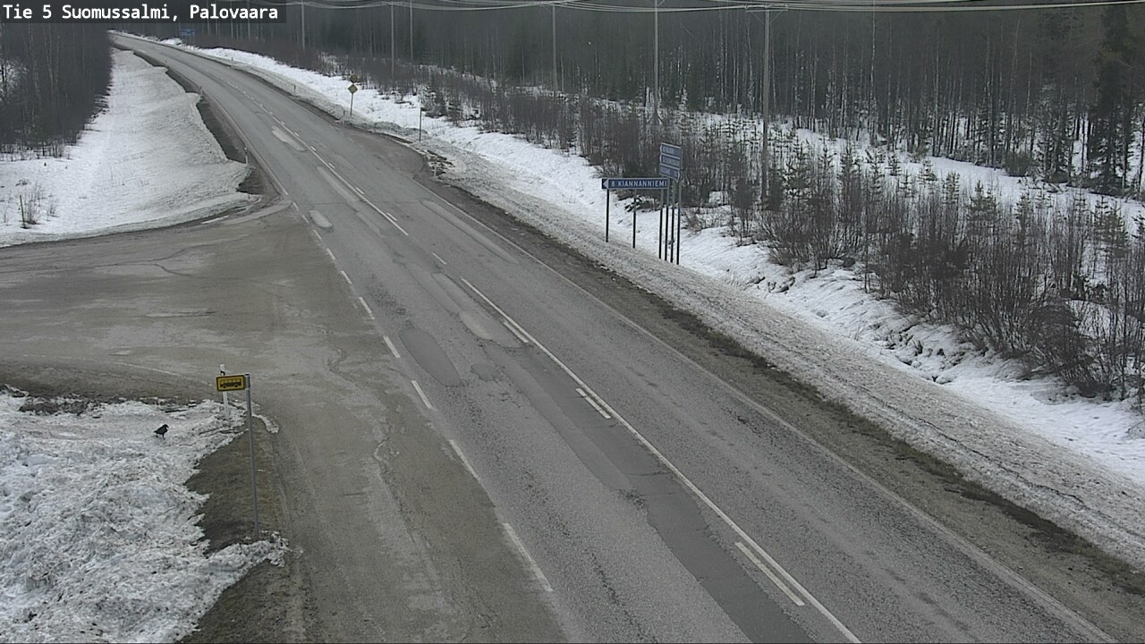 Weather Camera Image Road 5 Suomussalmi, Palovaara, Suomussalmi, Kainuu