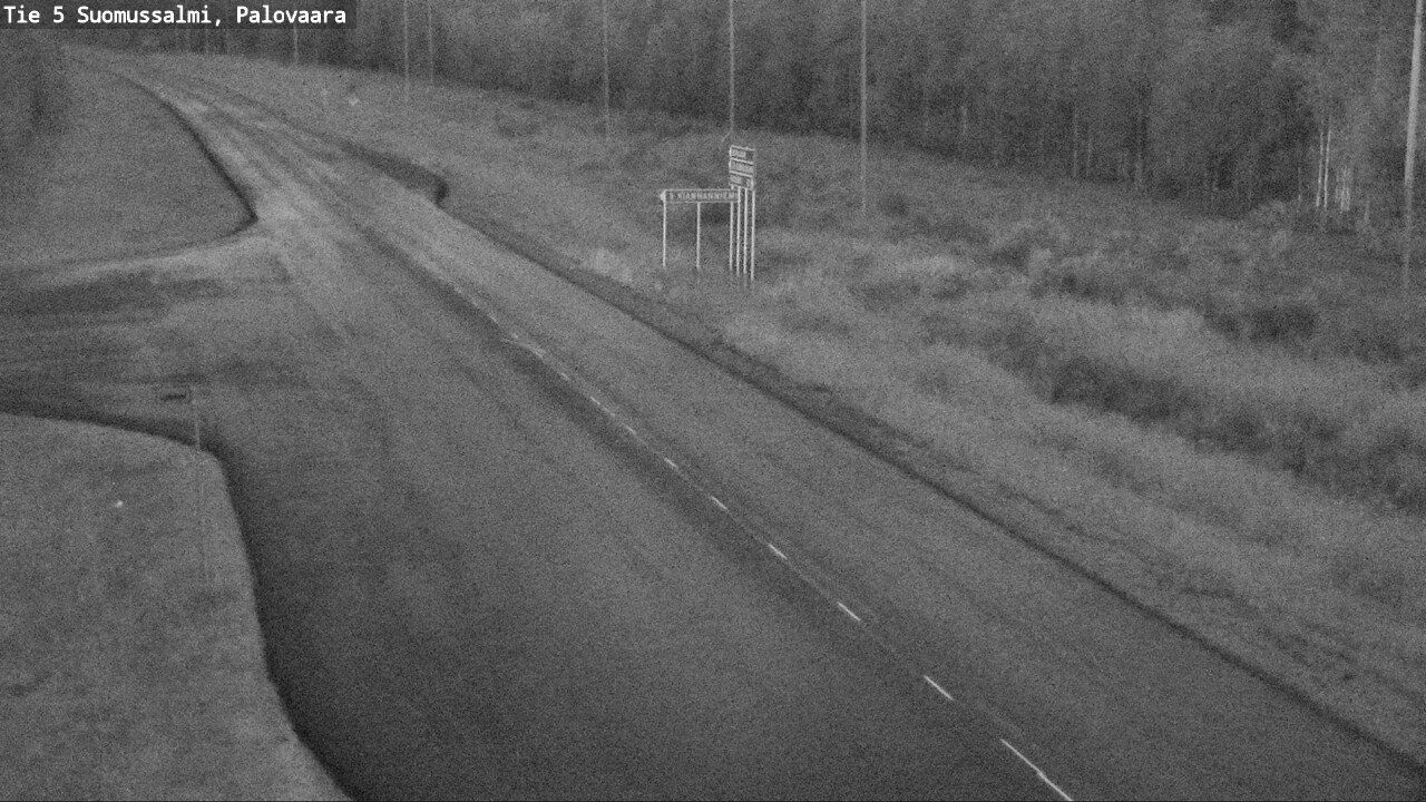 Kelikamerat Kuva Tie 5 Suomussalmi, Palovaara, Suomussalmi, Kainuu