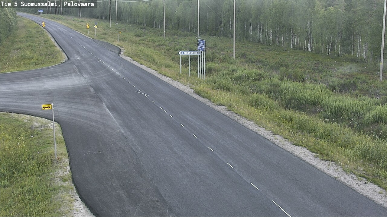 Kelikamerat Kuva Tie 5 Suomussalmi, Palovaara, Suomussalmi, Kainuu