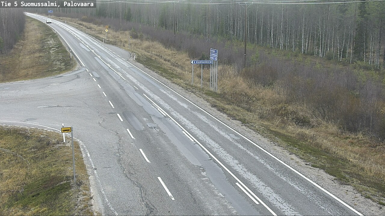 Kelikamerat Kuva Tie 5 Suomussalmi, Palovaara, Suomussalmi, Kainuu