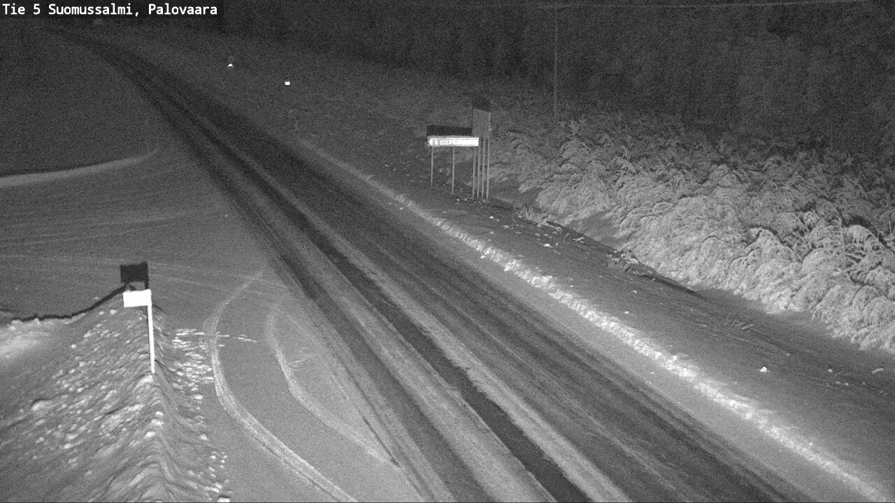 Kelikamerat Kuva Tie 5 Suomussalmi, Palovaara, Suomussalmi, Kainuu