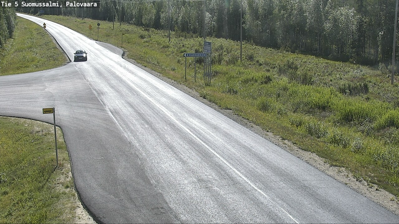 Kelikamerat Kuva Tie 5 Suomussalmi, Palovaara, Suomussalmi, Kainuu