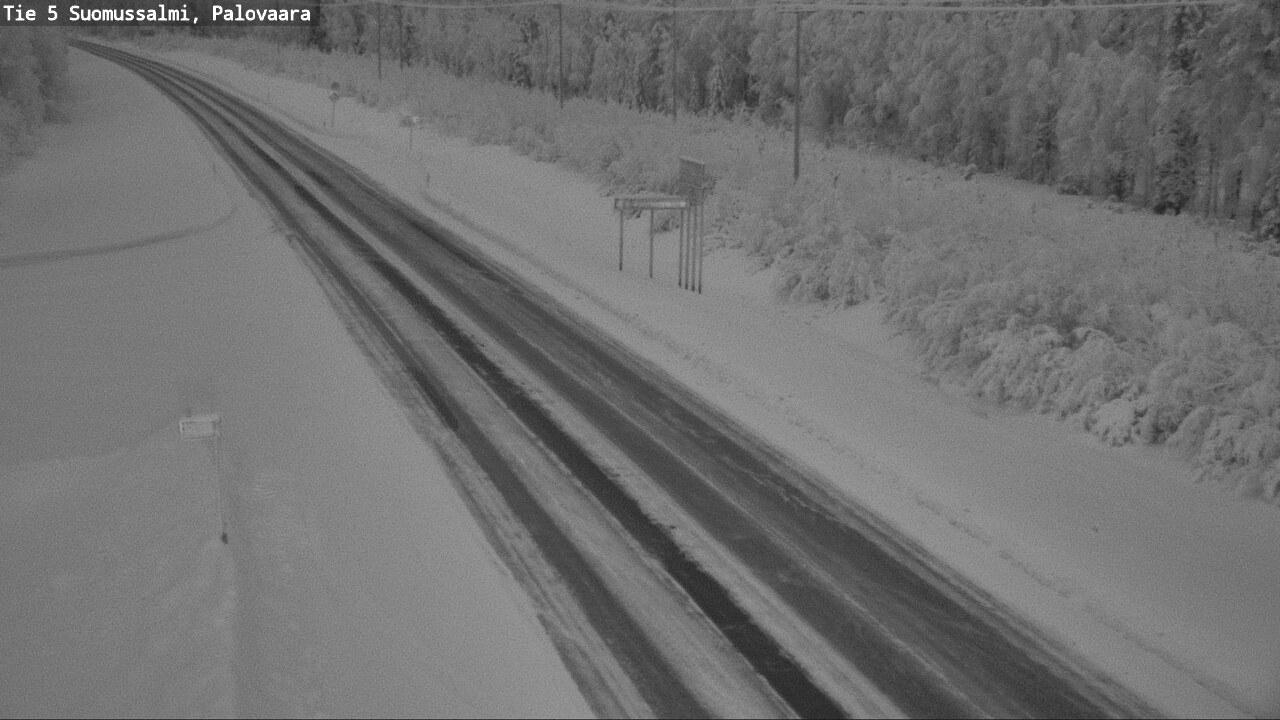 Kelikamerat Kuva Tie 5 Suomussalmi, Palovaara, Suomussalmi, Kainuu