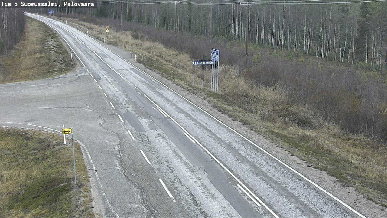 Kelikamerat Kuva Tie 5 Suomussalmi, Palovaara, Suomussalmi, Kainuu