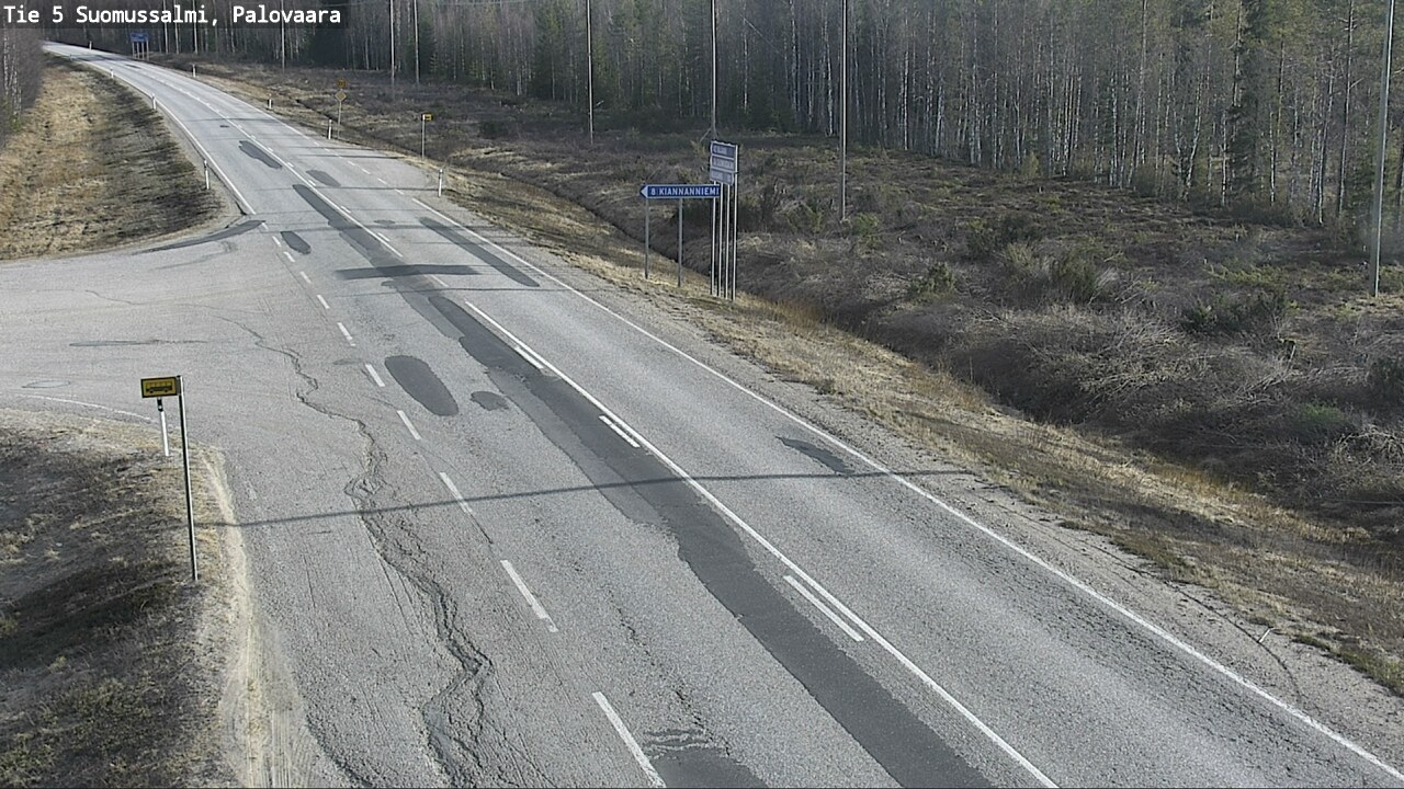 Kelikamerat Kuva Tie 5 Suomussalmi, Palovaara, Suomussalmi, Kainuu