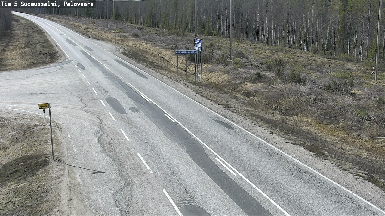 Kelikamerat Kuva Tie 5 Suomussalmi, Palovaara, Suomussalmi, Kainuu