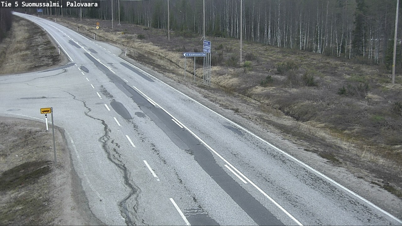 Kelikamerat Kuva Tie 5 Suomussalmi, Palovaara, Suomussalmi, Kainuu
