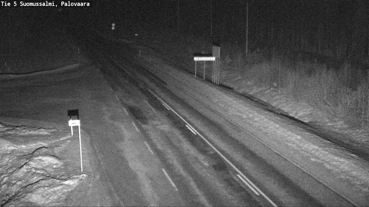 Kelikamerat Kuva Tie 5 Suomussalmi, Palovaara, Suomussalmi, Kainuu