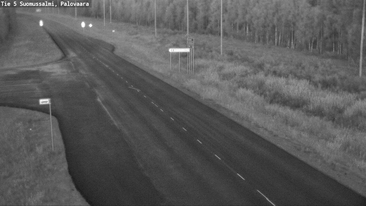 Kelikamerat Kuva Tie 5 Suomussalmi, Palovaara, Suomussalmi, Kainuu