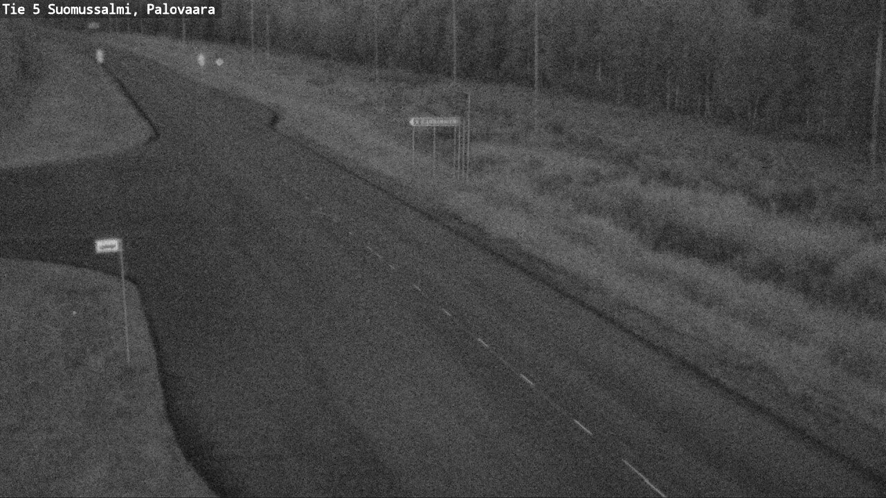 Kelikamerat Kuva Tie 5 Suomussalmi, Palovaara, Suomussalmi, Kainuu