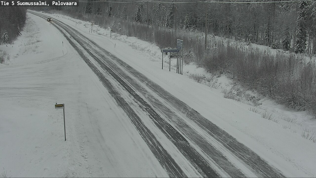 Weather Camera Image Road 5 Suomussalmi, Palovaara, Suomussalmi, Kainuu