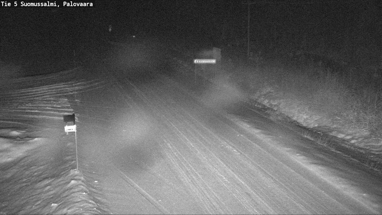 Weather Camera Image Road 5 Suomussalmi, Palovaara, Suomussalmi, Kainuu