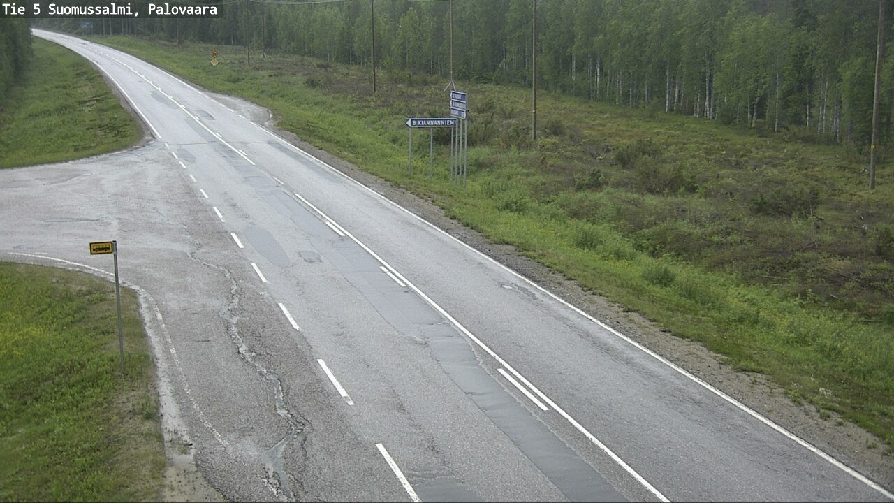 Kelikamerat Kuva Tie 5 Suomussalmi, Palovaara, Suomussalmi, Kainuu