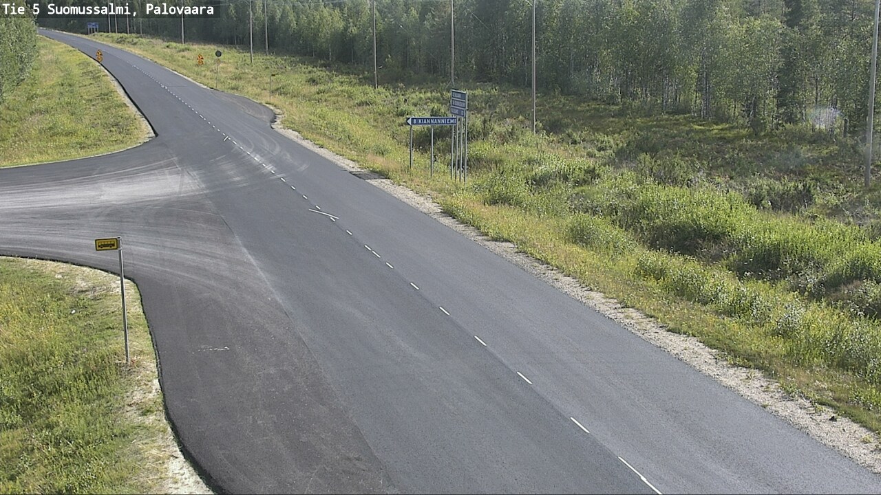 Kelikamerat Kuva Tie 5 Suomussalmi, Palovaara, Suomussalmi, Kainuu