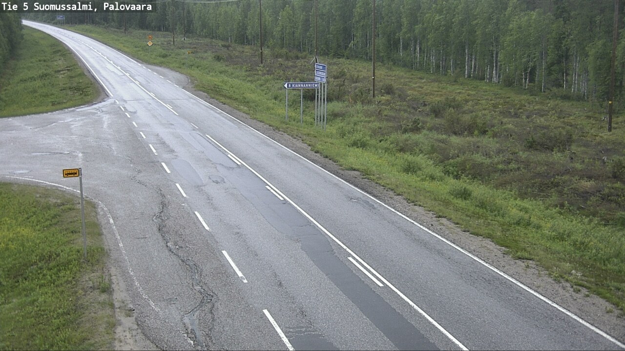 Kelikamerat Kuva Tie 5 Suomussalmi, Palovaara, Suomussalmi, Kainuu