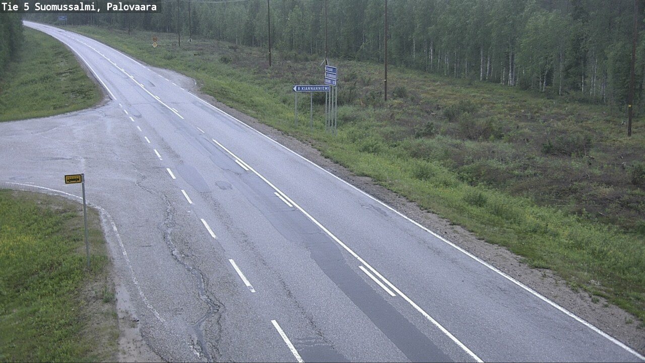 Kelikamerat Kuva Tie 5 Suomussalmi, Palovaara, Suomussalmi, Kainuu