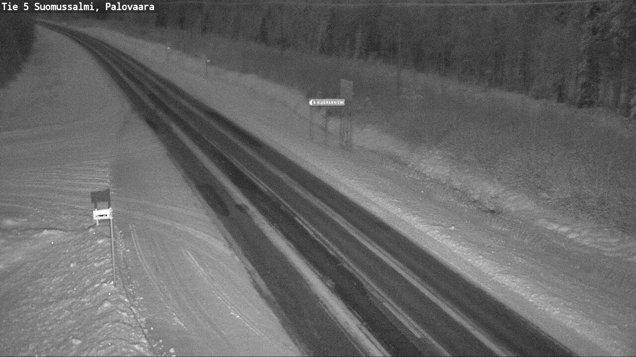 Kelikamerat Kuva Tie 5 Suomussalmi, Palovaara, Suomussalmi, Kainuu