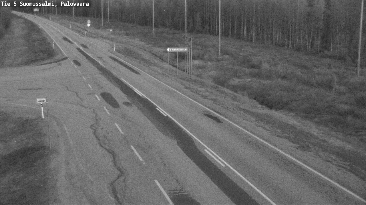 Kelikamerat Kuva Tie 5 Suomussalmi, Palovaara, Suomussalmi, Kainuu