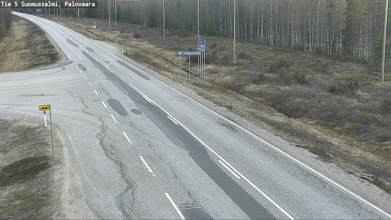 Kelikamerat Kuva Tie 5 Suomussalmi, Palovaara, Suomussalmi, Kainuu