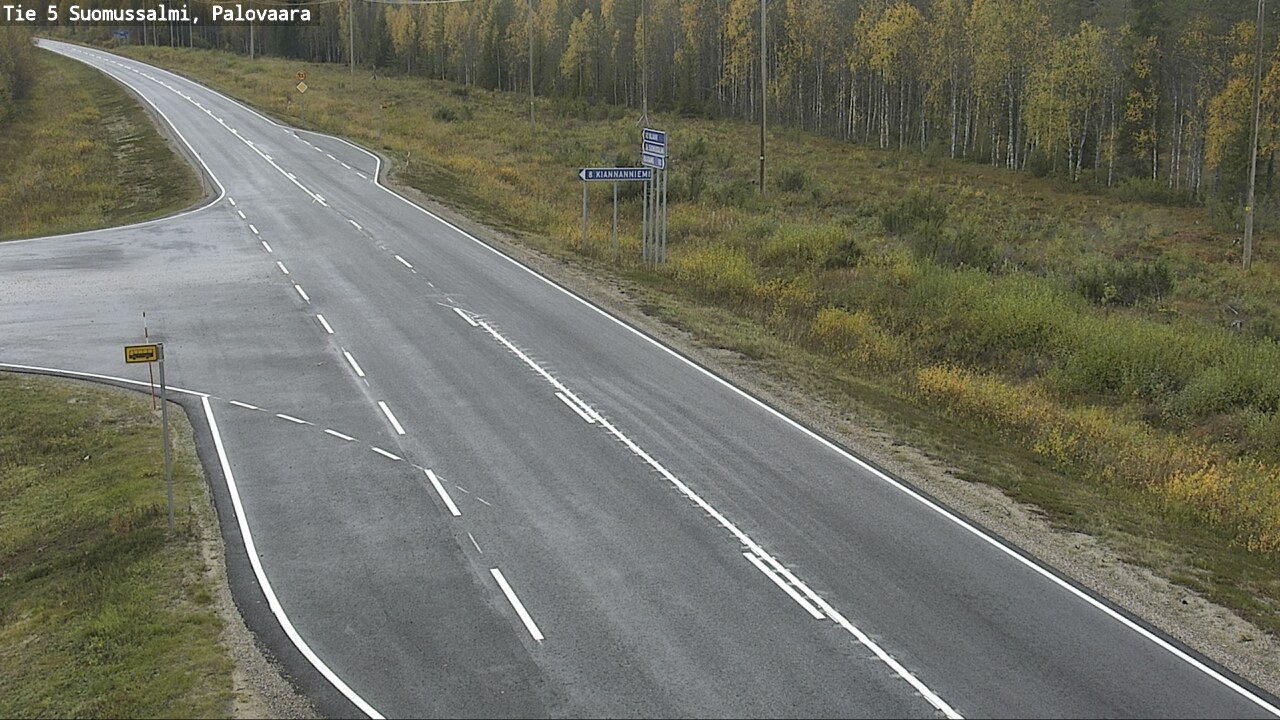 Kelikamerat Kuva Tie 5 Suomussalmi, Palovaara, Suomussalmi, Kainuu