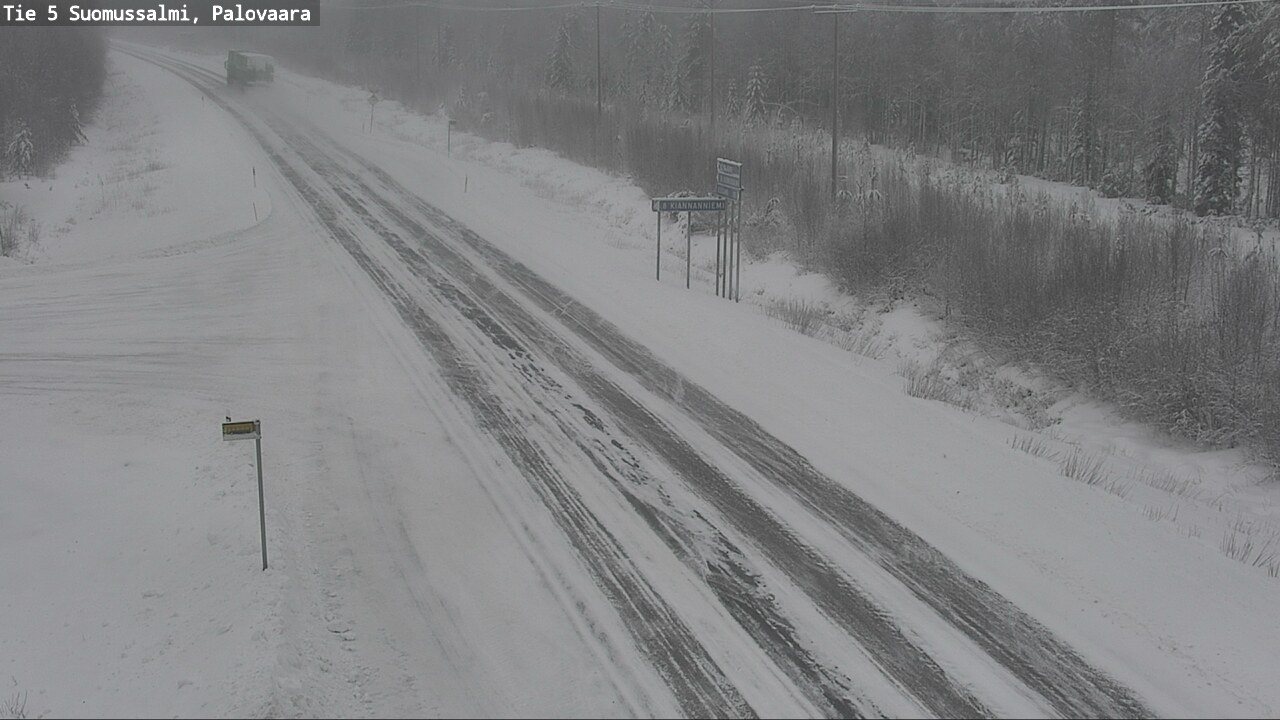 Weather Camera Image Road 5 Suomussalmi, Palovaara, Suomussalmi, Kainuu