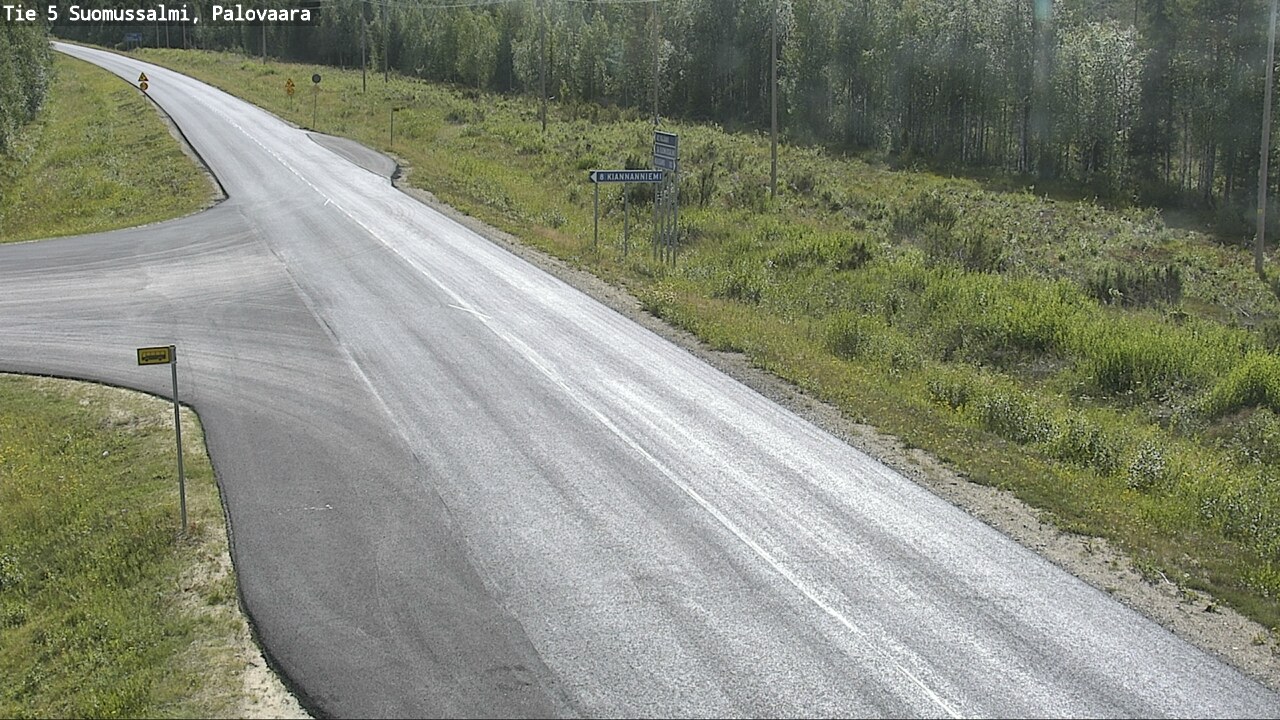 Kelikamerat Kuva Tie 5 Suomussalmi, Palovaara, Suomussalmi, Kainuu
