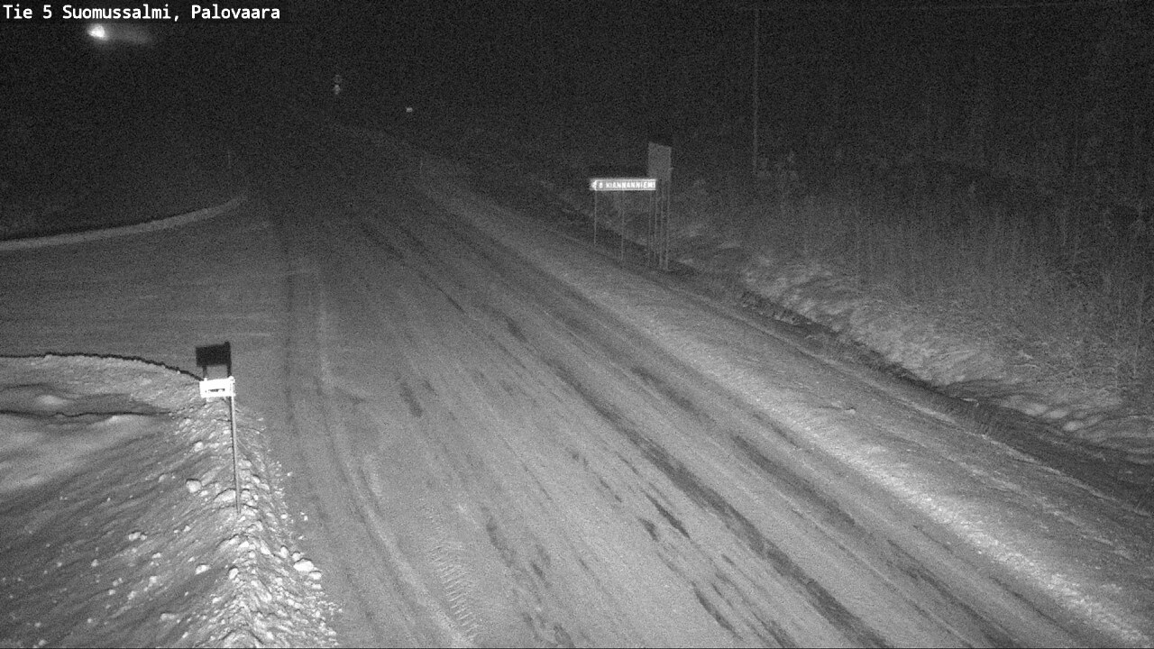 Weather Camera Image Road 5 Suomussalmi, Palovaara, Suomussalmi, Kainuu