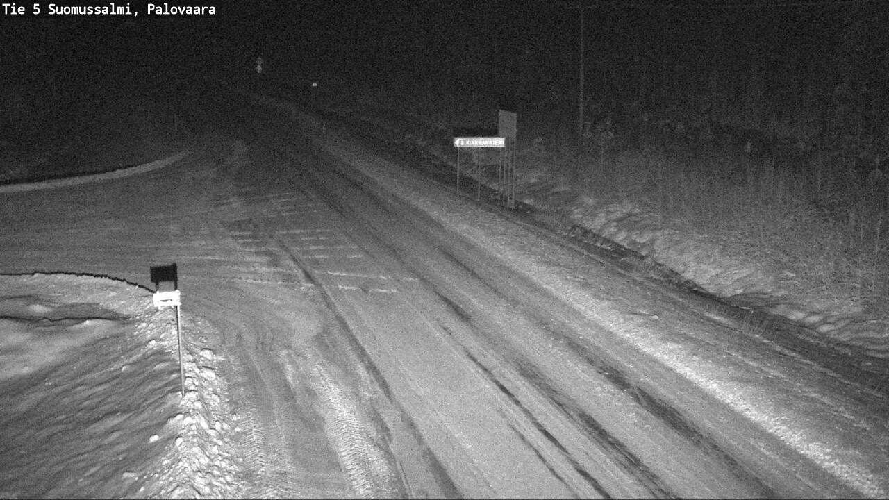 Weather Camera Image Road 5 Suomussalmi, Palovaara, Suomussalmi, Kainuu