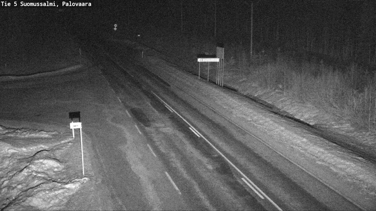 Kelikamerat Kuva Tie 5 Suomussalmi, Palovaara, Suomussalmi, Kainuu