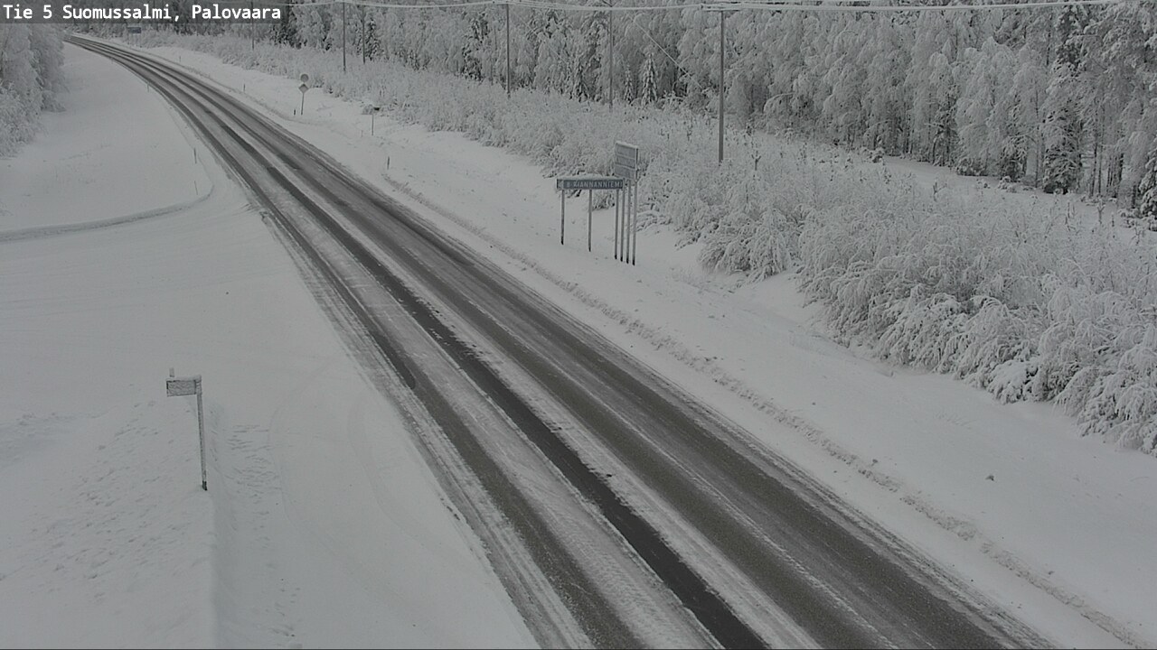 Kelikamerat Kuva Tie 5 Suomussalmi, Palovaara, Suomussalmi, Kainuu