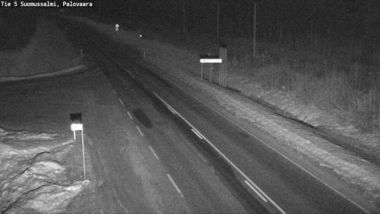 Kelikamerat Kuva Tie 5 Suomussalmi, Palovaara, Suomussalmi, Kainuu